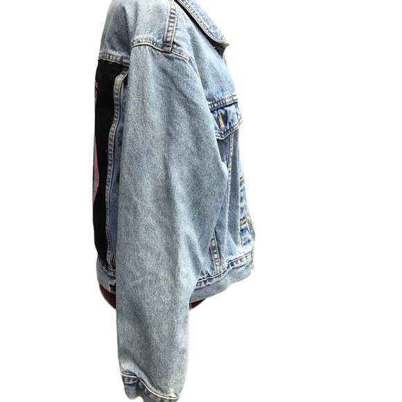 Def Leppard Levi’s Jean Jacket / Upcycled and Reworked / 80s Bands - Picture 4 of 6